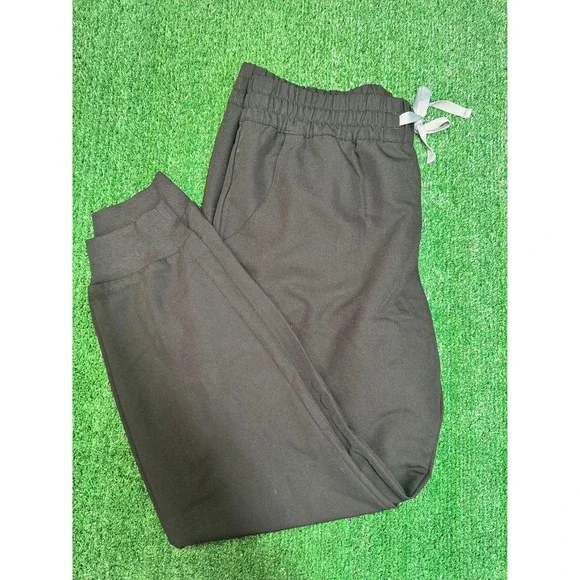 NWT WMN UMAN RELAXED JOGGER BLACK W23SW2013 LARGE - Picture 2 of 5